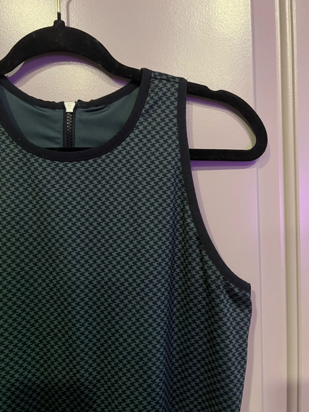 all in motion Teal Checkered Sleeveless Athletic Dress with Shorts L - Picture 5 of 10